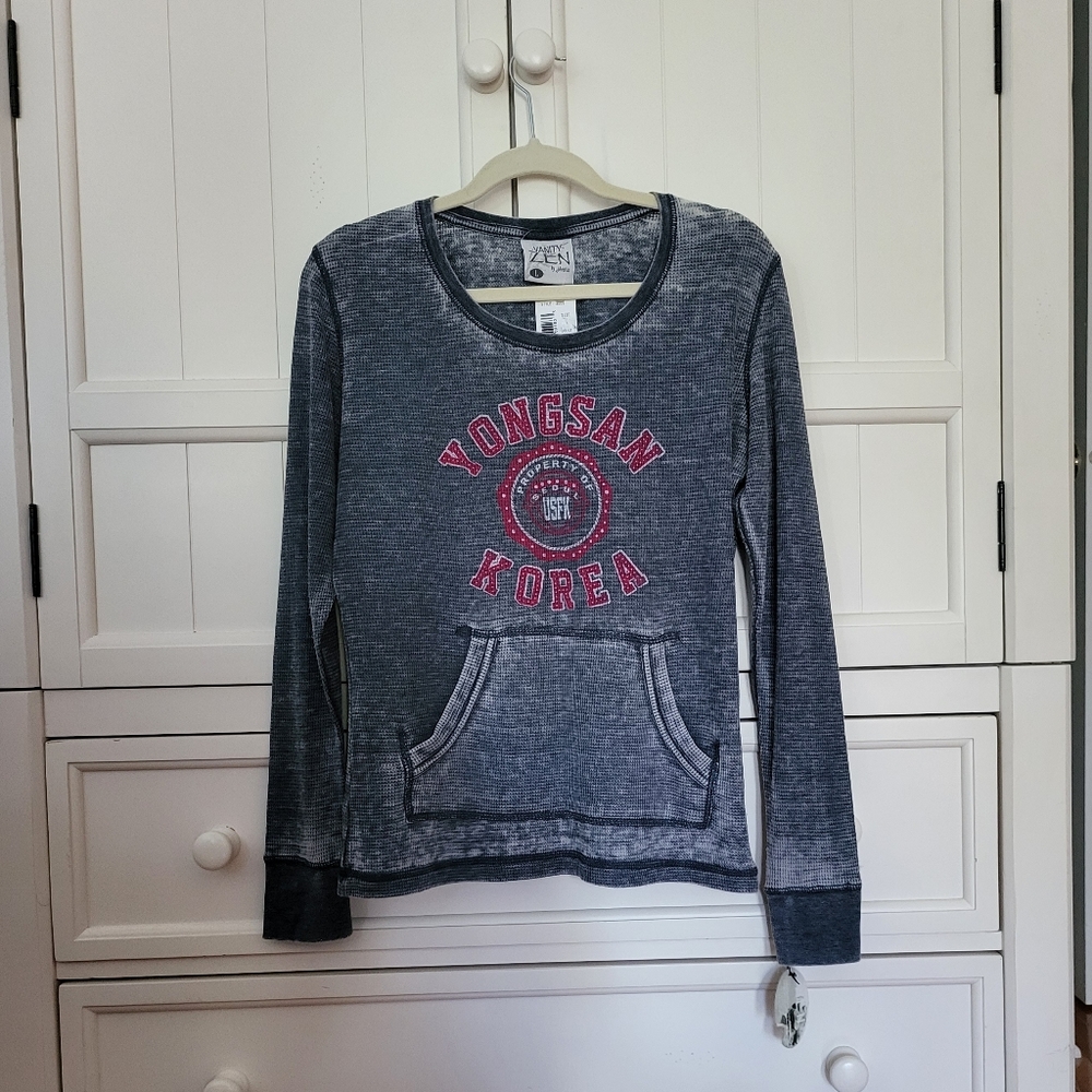 Gray tee by Vanity Zen, L, NWT